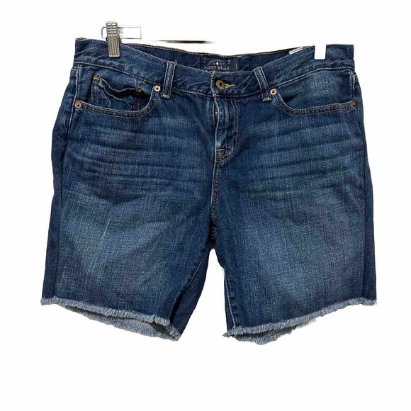 Lucky Brand Pants - Lucky Brand Jean Shorts Womens 8/29 ( 33 waist) Laguna Short Med Blue Wash Denim